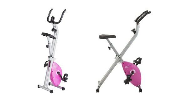 pink opti exercise bike